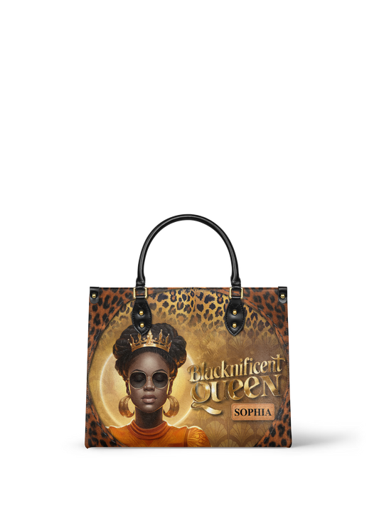 Blacknificent Queen Leather Bag